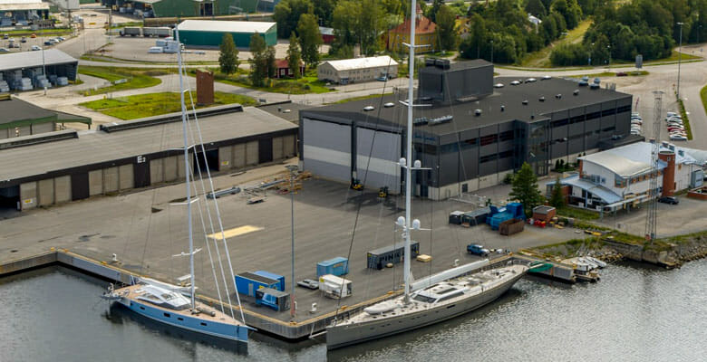 the Baltic Yachts Jakobstad yard
