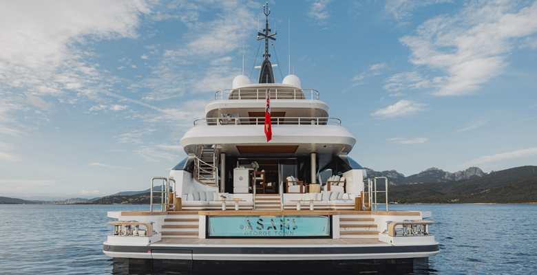 the Benetti Asani has an Oasis Deck