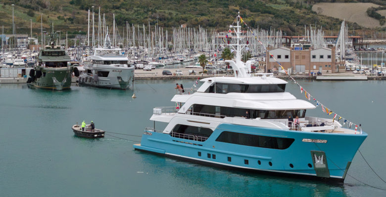 Cantiere delle Marche yacht Presence launch