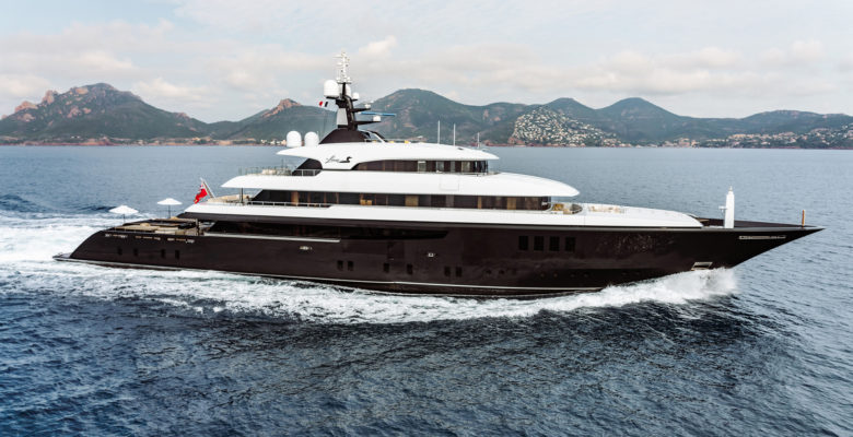 iconic yacht Loon has a tender Reel Wild