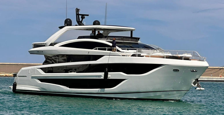 the first Pearl 82 yacht