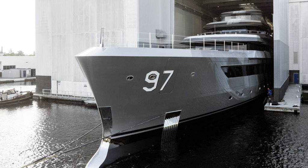 Feadship Project 715 yacht Valor launch