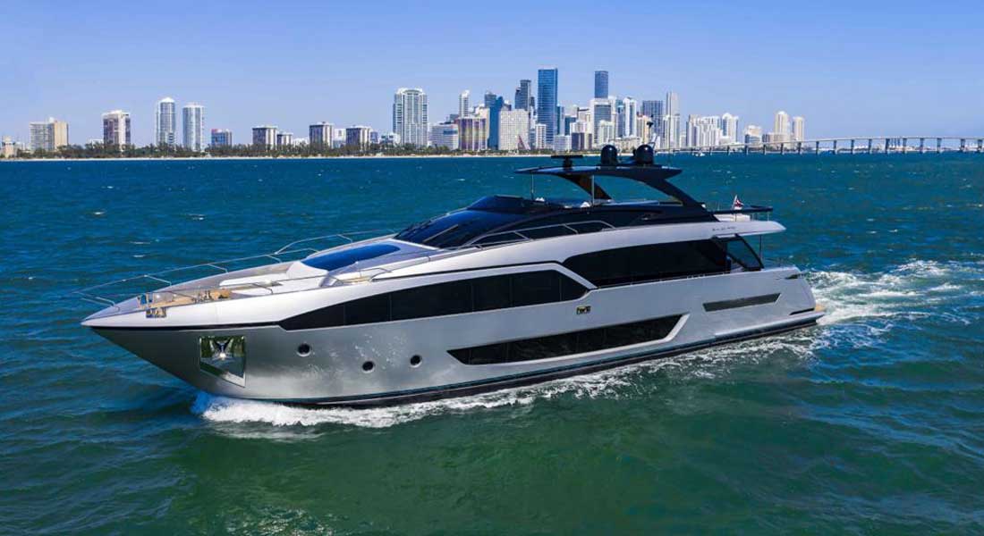 Riva 90 Argo megayacht in Miami