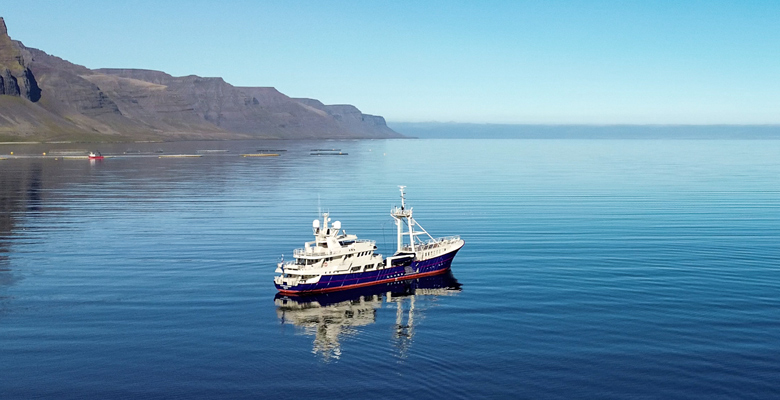 Erik Vonk and his yacht Scintilla Maris