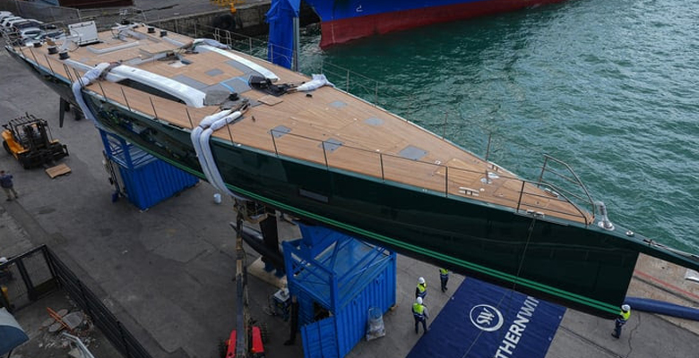 launch of the yacht Fortissimo