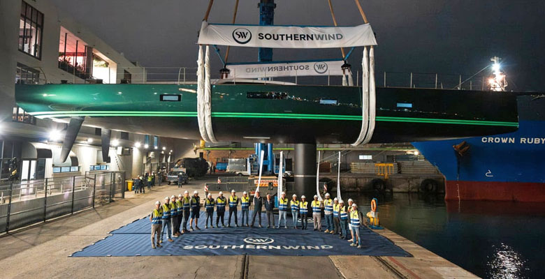 launch of the yacht Fortissimo