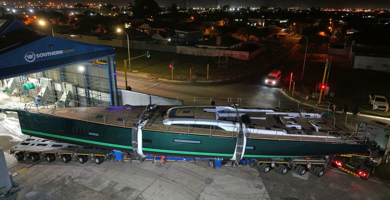 launch of the yacht Fortissimo